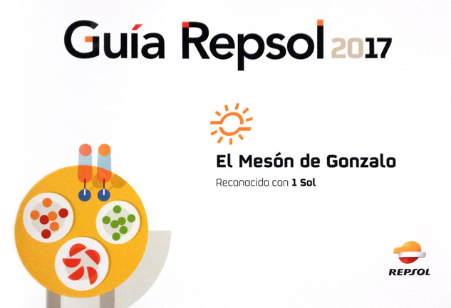 El Mesón de Gonzalo consigue su primer Sol Repsol