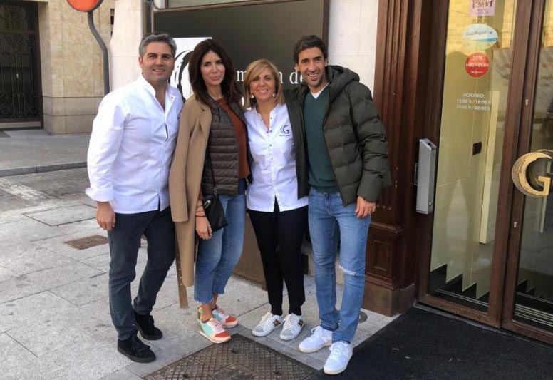 Raúl Gonzalez, leyenda del Real Madrid, en nuestra casa