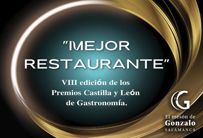 PREMIO AL MEJOR RESTAURANTE DE CASTILLA Y LEÓN